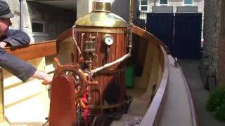 Steamboat Harlequin engine and boiler test.