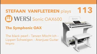 The Symphonic OAX - Stefaan Vanfleteren / Wersi organ Sonic OAX 600