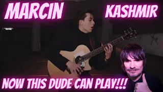 PRO SINGER'S first REACTION to MARCIN - KASHMIR (Led Zeppelin cover)