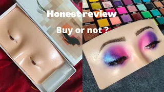 Viral Makeup practice eye mask demo . 1st try honest review. Buy & not ?  how to create or clean.