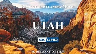 UTAH, AMERICA [4K UHD] | Amazing Footage with Beautiful Piano Music | Meditation Vibes