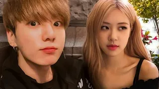 BTS EXPOSING JUNGKOOK WHEN ROSÉ IS CLOSE TO HIM