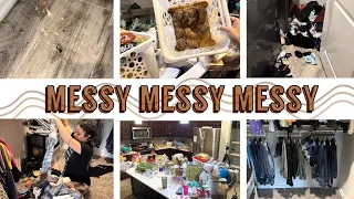 Actual Real Messy House Cleaning Motivation | Realistic Clean with Me