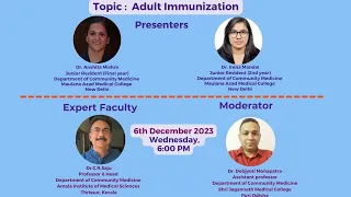 PG Seminar on Adult Immunization