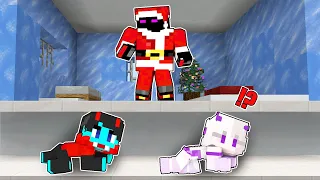 ESCAPE EVIL SANTA! | Minecraft