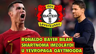 RONALDO YEVROPAGA QAYTMOQDA U BAYER FUTBOLCHISIGA AYLANADI