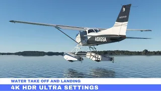 Microsoft Flight Simulator 2020 Water Take Off And Landing Port Washington To New York - PC 4K HDR