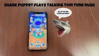 SB Movie: Shark Puppet plays Talking Tom Time Rush!