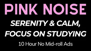 PINK NOISE - Tinnitus Sound Therapy ~ for Deep Sleep & Relaxation | No Mid-roll Ads