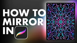 How to MIRROR using the Symmetry tool in Procreate