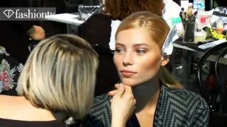 Blumarine Models Backstage - Milan Fashion Week Spring 2012 MFW | FashionTV - FTV