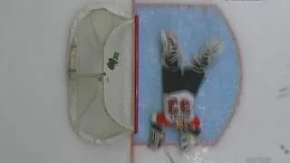 Brian Boucher Unbelievable Save After His Own Mistake (April 9 2010)