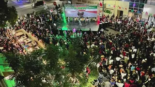 “El Grito” celebrations held on the eve of el Día de la Independencia de México