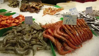 FAST AND STREET FOOD MARKET San Jose LA BOQUERIA BARCELONA ESPAÑA -  길거리 음식 -街頭食品 - ファーストストリートフード