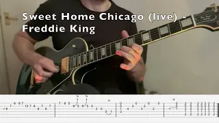 Tasty Open string licks! Sweet Home Chicago - Freddie King