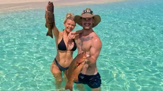 Coral Trout Catch & Cook on a Tropical Sand Island