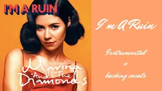 marina - i'm a ruin // instrumental + backing vocals [version 2]