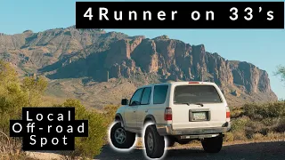 3rd Gen 4runner gets 33's - Hitting a Trail Close to Home - EP. 46 - 98 Toyota 4Runner