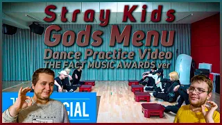 Реакция на Stray Kids "神메뉴(God's Menu)" Dance Practice Video (THE FACT MUSIC AWARDS ver.)