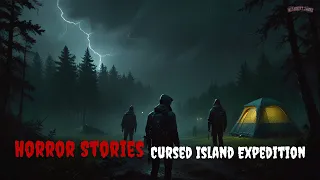 Cursed Island Expedition | Animated Horror Stories | Midnight Tales