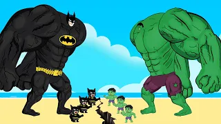 Evolution Of BATMAN Family Vs Evolution Of HULK Family : Who Is The King Of Super Heroes ?