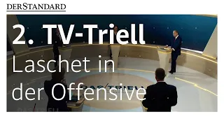 Zweites TV-Triell wurde zum Duell Laschet gegen Scholz