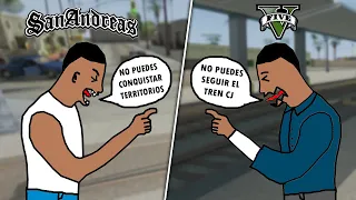 Cosas que NO PUEDES HACER en GTA San Andreas vs GTA 5 - Grand Theft Auto V