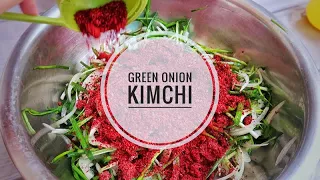 HOW TO MAKE GREEN ONION KIMCHI | CHOPPED