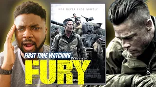 🇬🇧BRIT Reacts To FURY (2014) - FIRST TIME WATCHING - MOVIE REACTION!