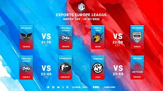 MATCH DAY 13/01/2022| eSports Europe League (Season 2021-22)