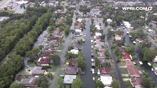 Video Now: Aerial footage shows flooding from Hurricane Idalia