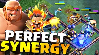 Giants and Electro-Fire Wizards WRECK Top Players | Clash of Clans Builder Base 2.0