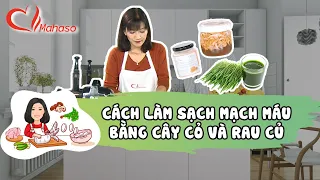 Hướng dẫn cách làm sạch mạch máu bằng cây cỏ và rau củ - Mai Hằng Mahaso