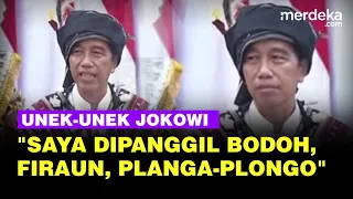 Unek Unek Presiden Jokowi Kerap Diejek Bodoh, Firaun hingga Planga Plongo