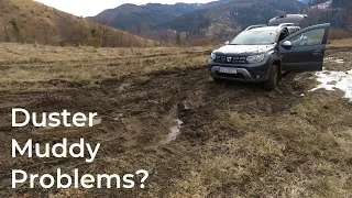 Dacia Duster 2019 4X4 Heavily Stuck In Mud