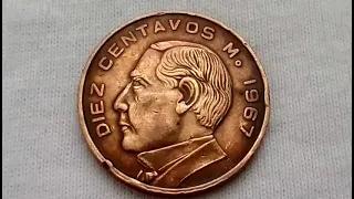 Moneda 10 CENTAVOS año 1967 PRECIO!!