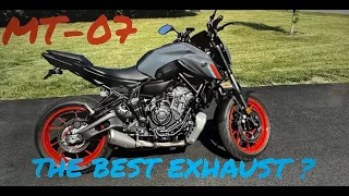 Yamaha MT-07 Exhaust Upgrade!