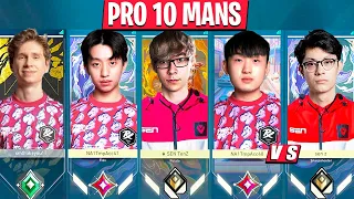 SEN TenZ, PRX f0rsakeN, Jinggg, something Vs SEN Zekken, DRX Foxy9 & More In PRO 10 Mans | VALORANT