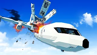 PLANE FALLS APART BEFORE CRASH! (Stormworks)