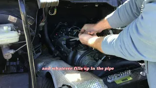 Mercedes sprinter leak off test / hard starting when hot / leaking injector