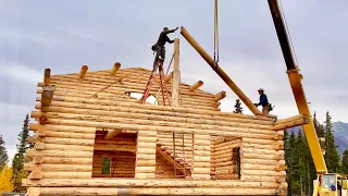Log Home Chalet - Built in Alaska / Part 1