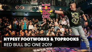 Hypest Toprock and Footwork Moments of 2019 | Red Bull BC One Compilation