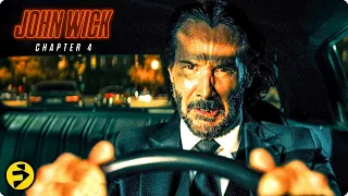 JOHN WICK: CHAPTER 4 (2023) "Arc de triomphe" Car Chase Clip | Keanu Reeves