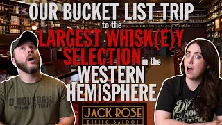 How We Chose What Whisk(e)y We Drank at Jack Rose (Avoid Option Paralysis!)