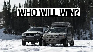 Can a Overland Subaru Forester Beat a Jeep Grand Cherokee in a Frozen Race?