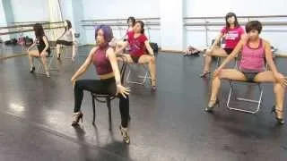 Burlesque Class - Dirty Diana chair routine Part 1