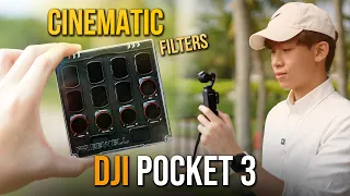 DJI Pocket 3 Filters Test - More Cinematic Result? | Freewell Filter
