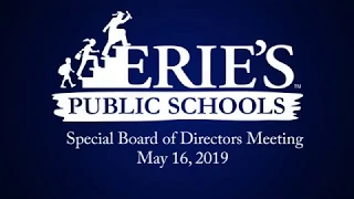 Special Board of Directors Meeting May 16, 2019