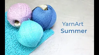 ☀Хлопок с вискозой. Summer YarnArt. Обзор пряжи