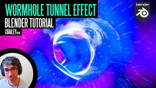 Create a Procedural, Animated, Wormhole Tunnel Effect in Blender!